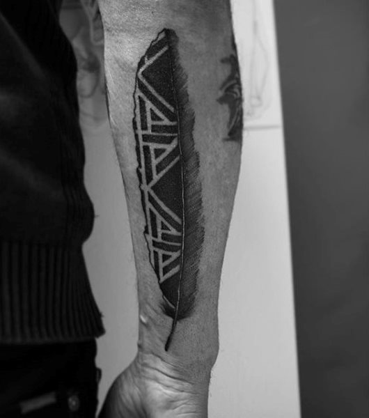 tatuaje pluma 436
