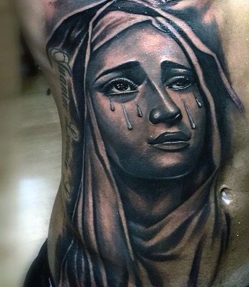 tatuaje virgen maria 118