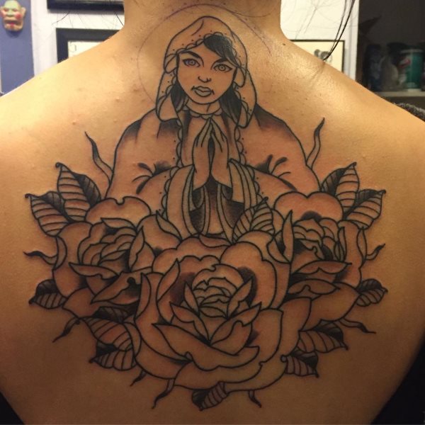 tatuaje virgen maria 352