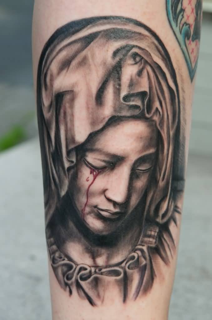 tatuaje virgen maria 384