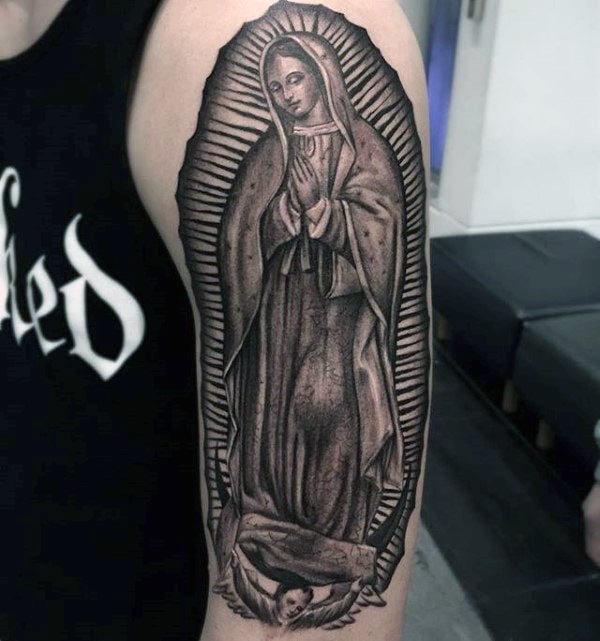 tatuaje virgen maria 96