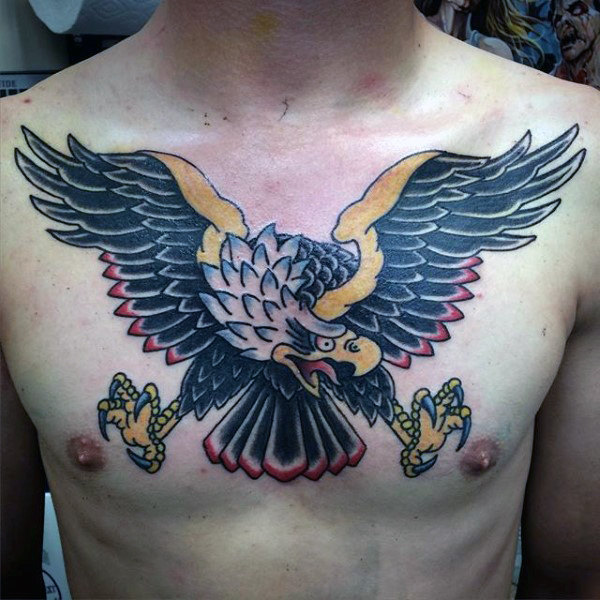 49 Tatuajes de águilas de estilo Old School ¿Qué simbolizan?