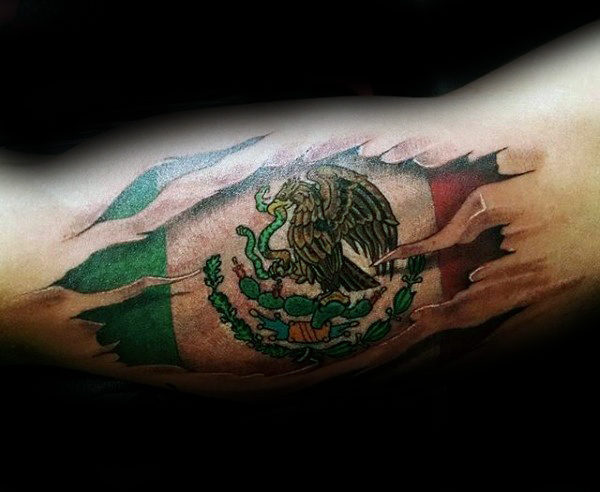 48 Tatuajes del águila real, mexicana o caudal