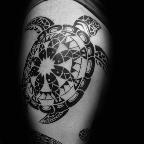 tatuaje tortuga tribal 11
