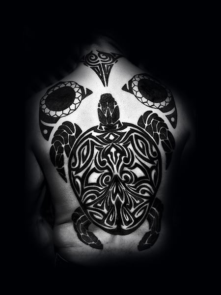 tatuaje tortuga tribal 23