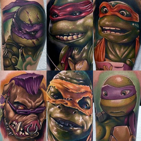 tatuaje tortugas ninja 01