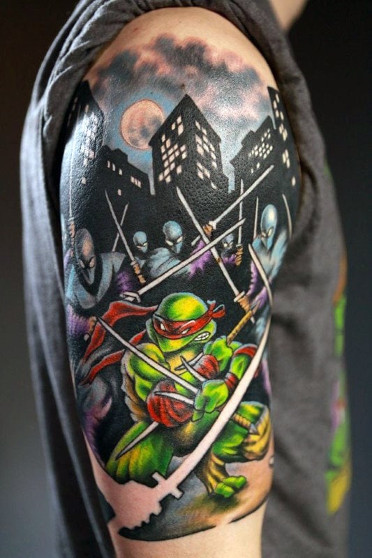 tatuaje tortugas ninja 121
