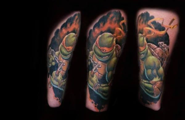 tatuaje tortugas ninja 15