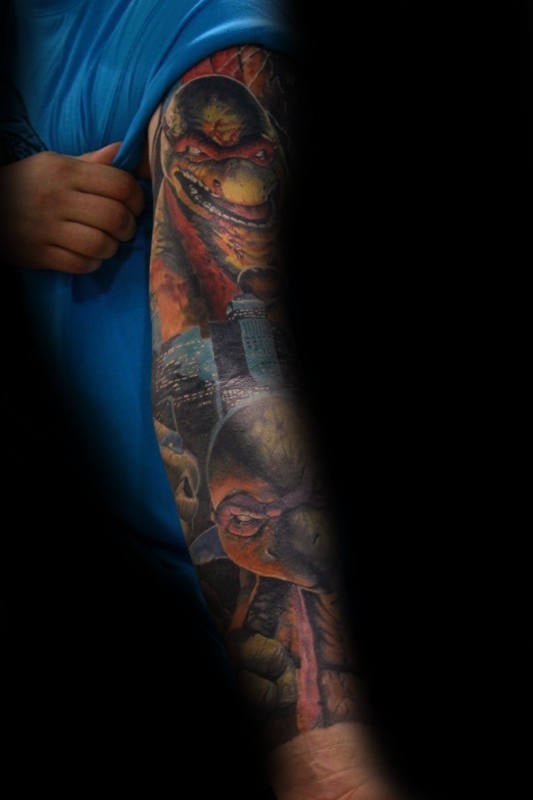 tatuaje tortugas ninja 39