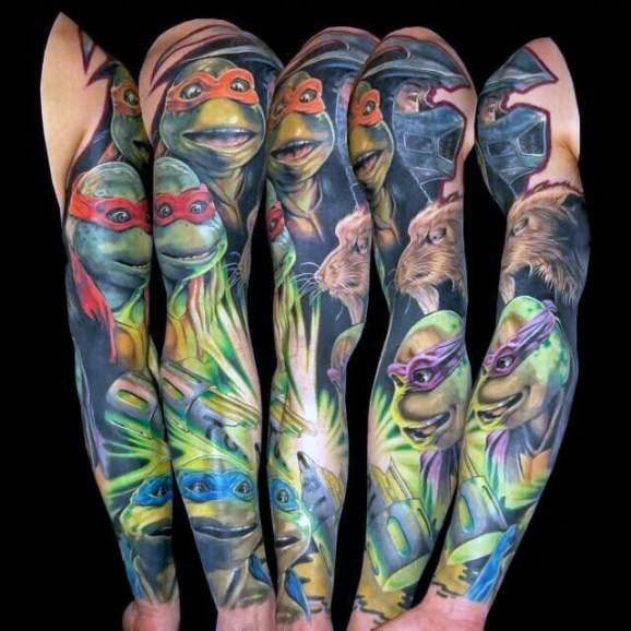 tatuaje tortugas ninja 57