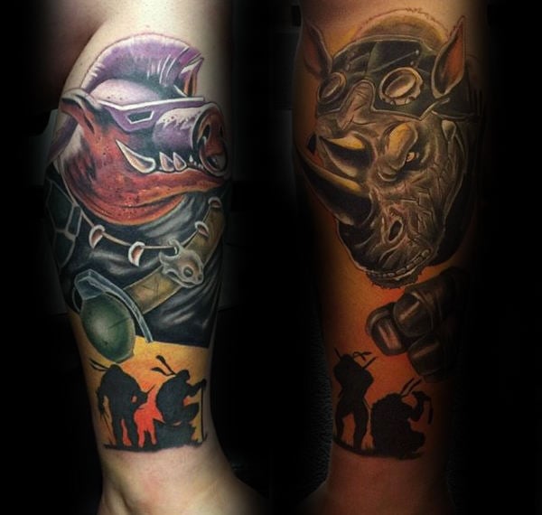 tatuaje tortugas ninja 69