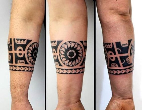 tatuaje tribal en antebrazo 03