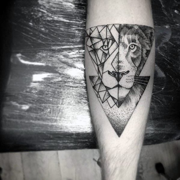 tatuaje animal geometrico 83