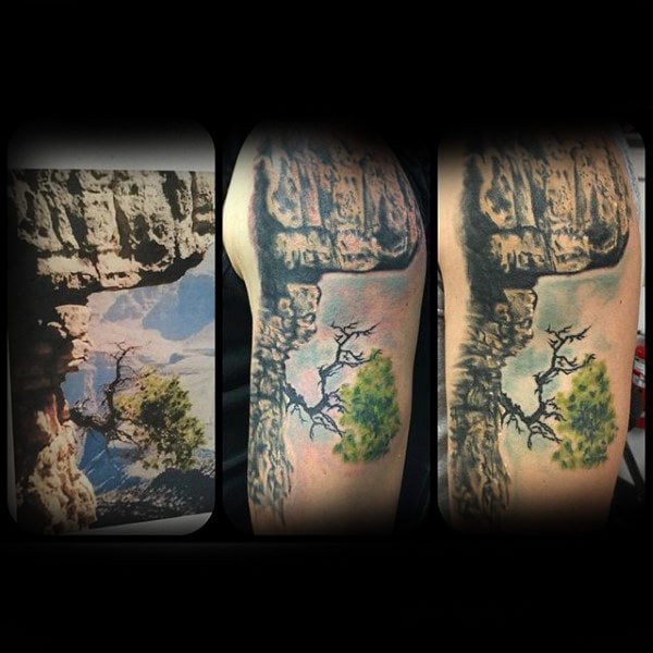 tatuaje piedra roca 133