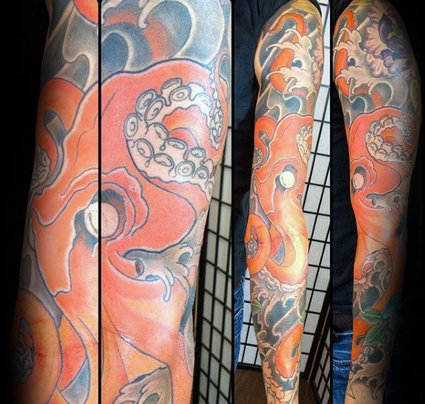 tatuaje pulpo japones 65