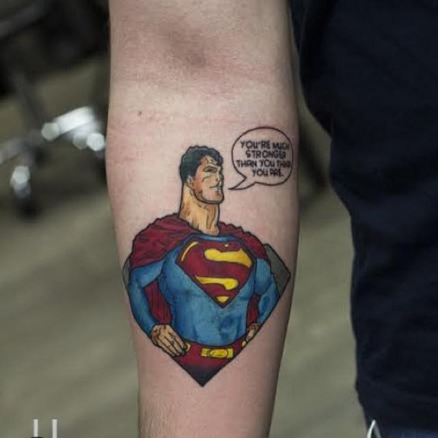 Tatuaje de Superman: Significado e ideas para tu próximo tattoo de este superhéroe
