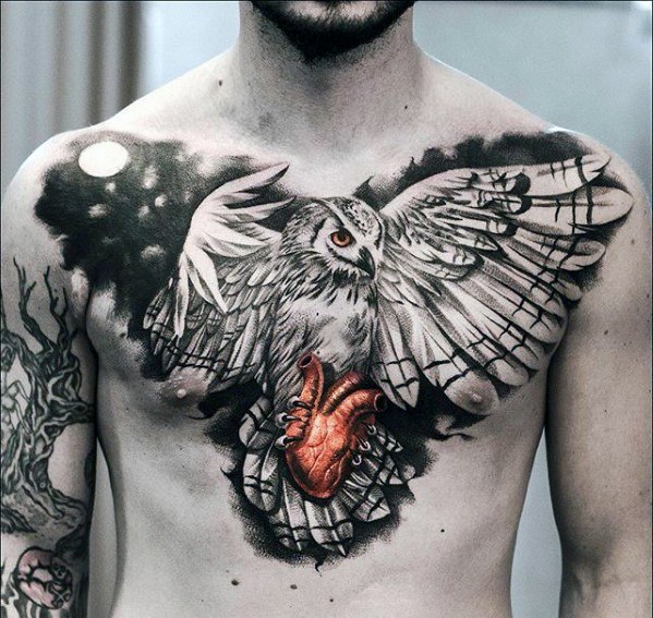 tatuaje 3d corazon 21