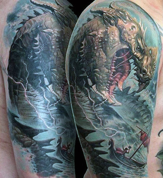 tatuaje 3d dragon 01