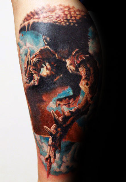 tatuaje 3d dragon 11