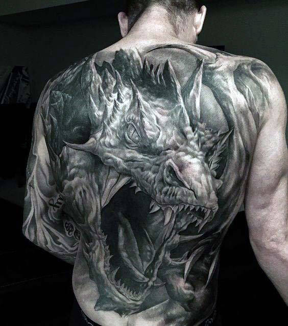 tatuaje 3d dragon 39
