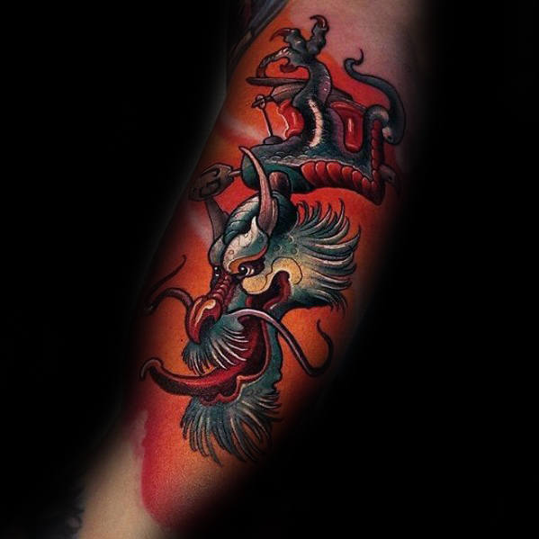 tatuaje 3d dragon 41