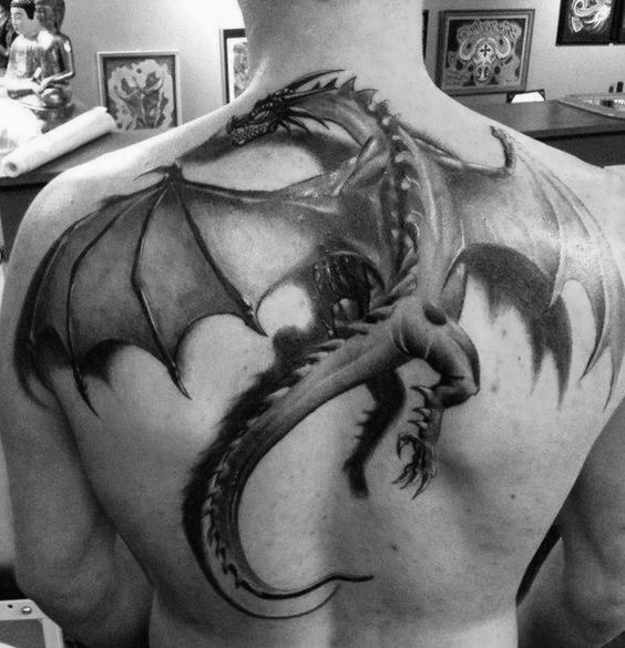 tatuaje 3d dragon 79