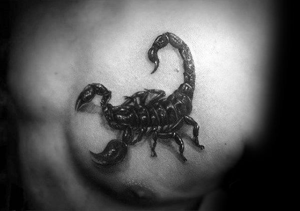 tatuaje 3d escorpion 07