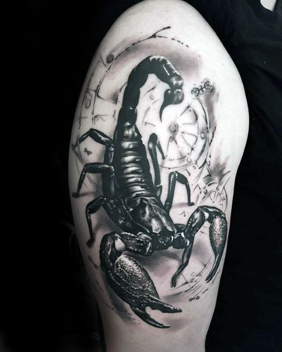 tatuaje 3d escorpion 23