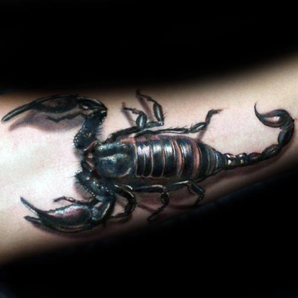 tatuaje 3d escorpion 35