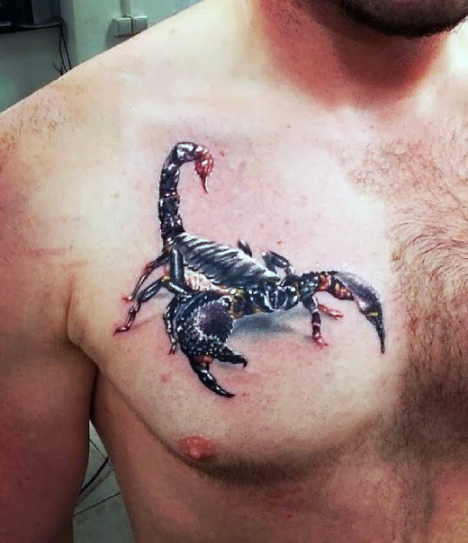 tatuaje 3d escorpion 41