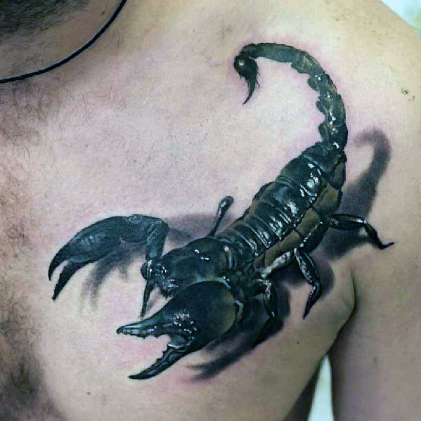 tatuaje 3d escorpion 43