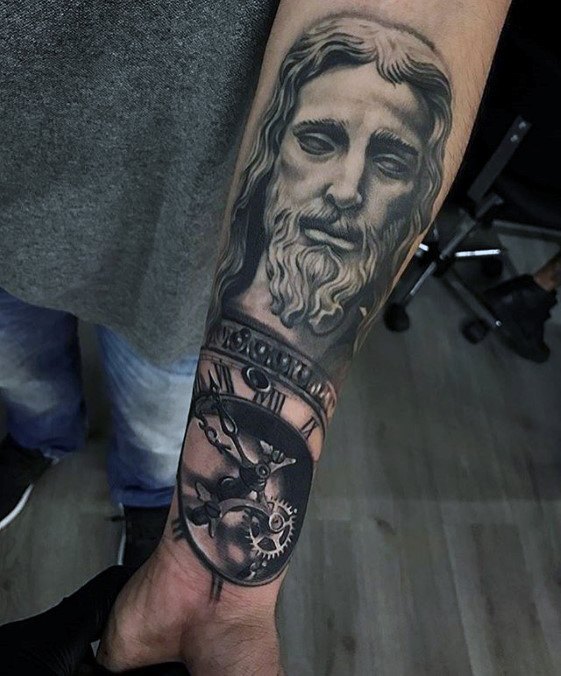 tatuaje 3d jesucristo 09