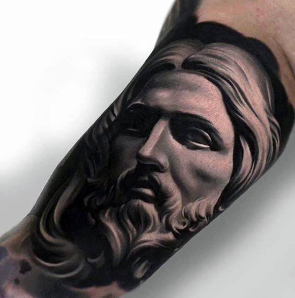 tatuaje 3d jesucristo 45
