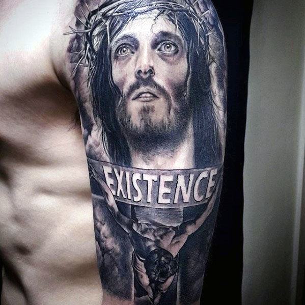 tatuaje 3d jesucristo 53