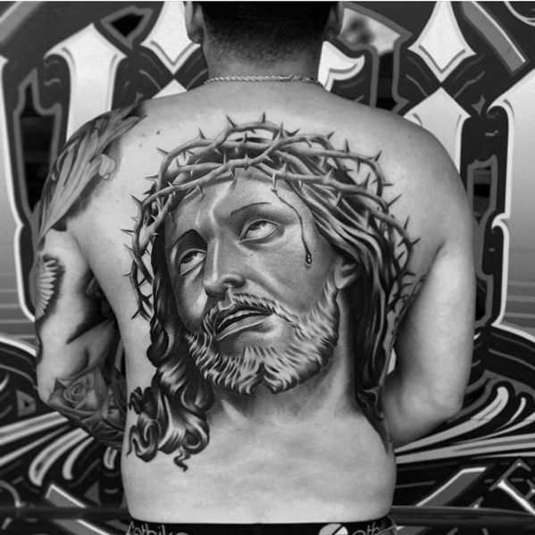 tatuaje 3d jesucristo 59