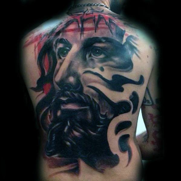 tatuaje 3d jesucristo 67