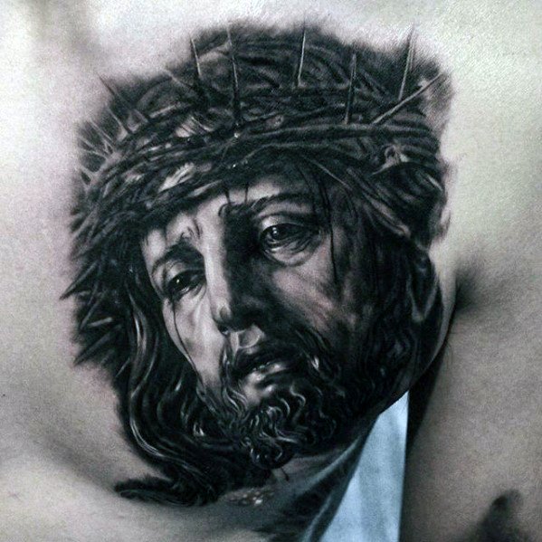 tatuaje 3d jesucristo 89