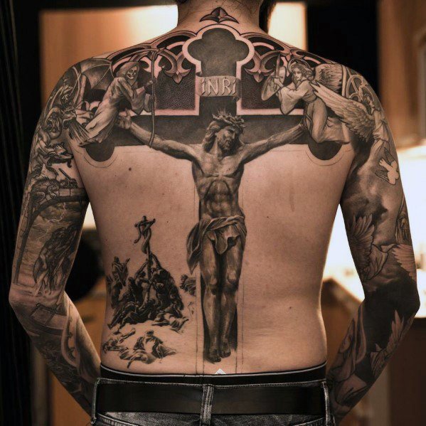 tatuaje 3d jesucristo 97