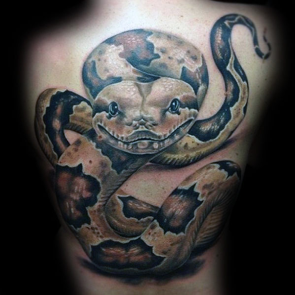 tatuaje 3d serpiente 81