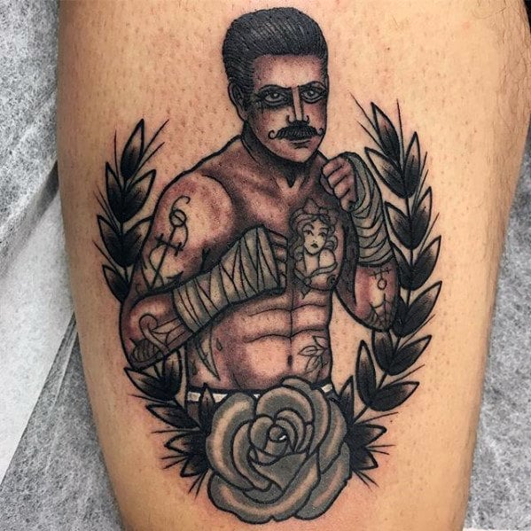 tatuaje boxeador 57