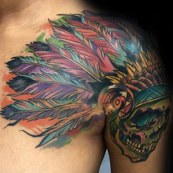 tatuaje calavera india 149