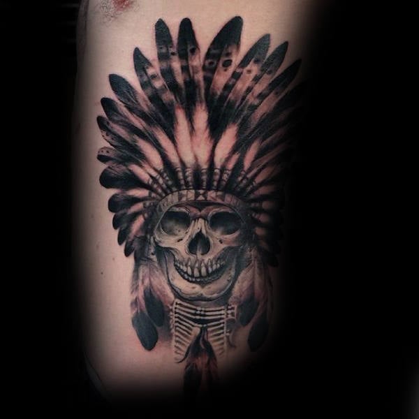 tatuaje calavera india 31