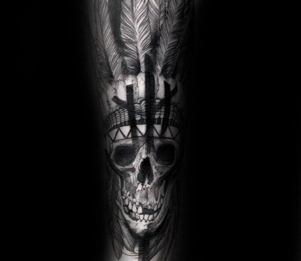 tatuaje calavera india 51