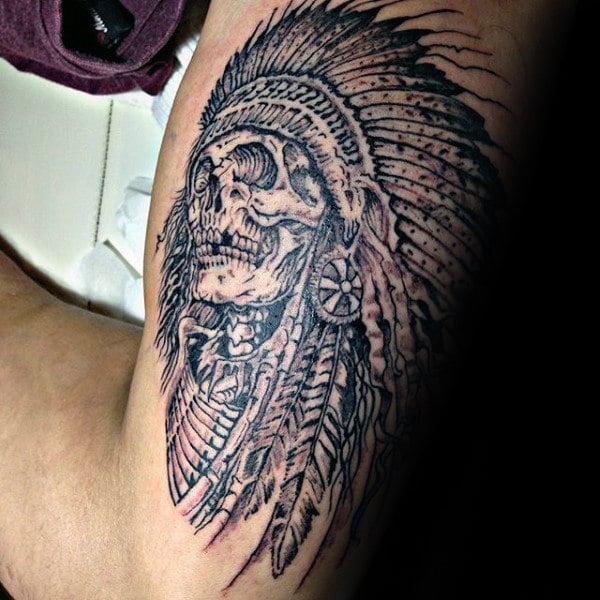 tatuaje calavera india 71