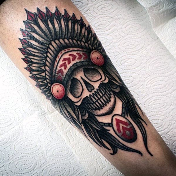 tatuaje calavera india 99