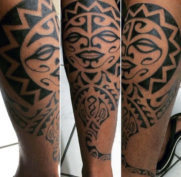 tatuaje sol tribal 81