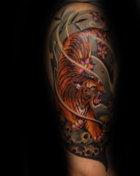 tatuaje tigre japones 107
