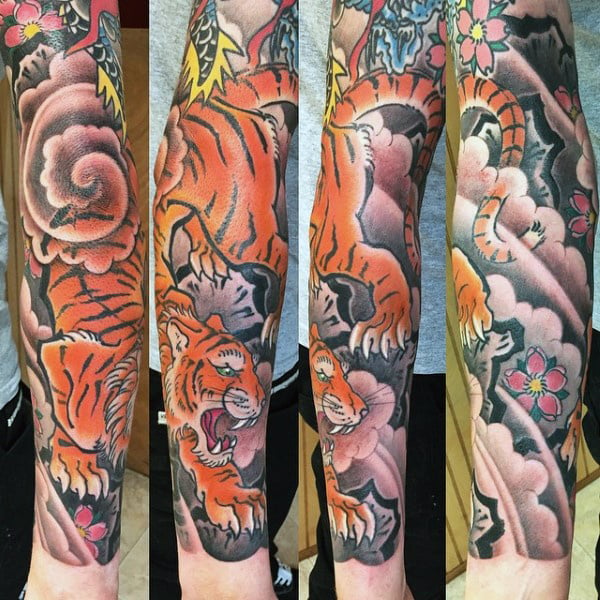 tatuaje tigre japones 33