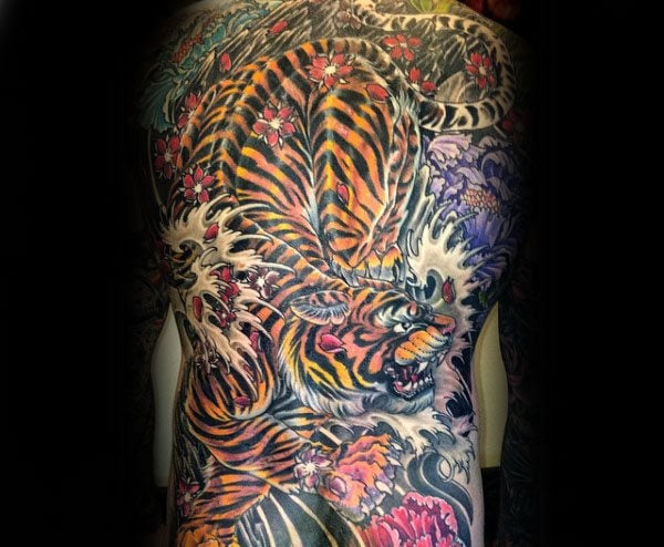 tatuaje tigre japones 67