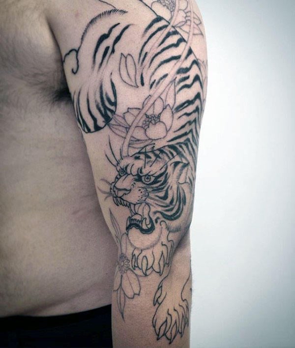 tatuaje tigre japones 69